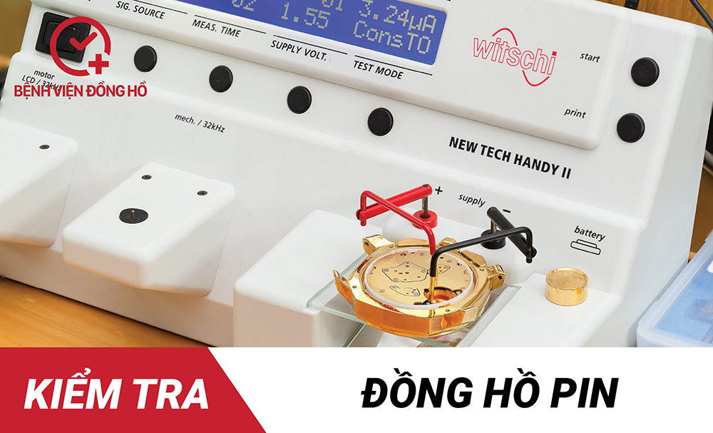 Kiểm tra độ chính xác và tình trạng sức khỏe đồng hồ pin