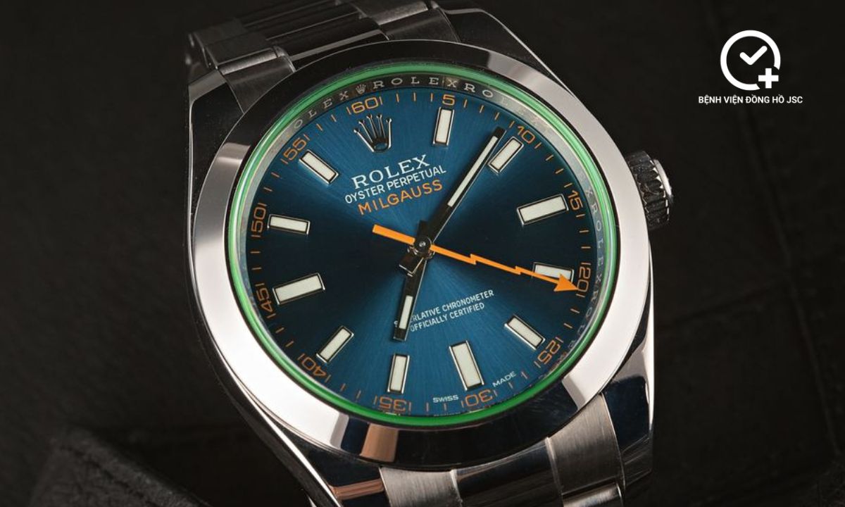 Đồng hồ Rolex Milgauss có cơ chế antimagnetic
