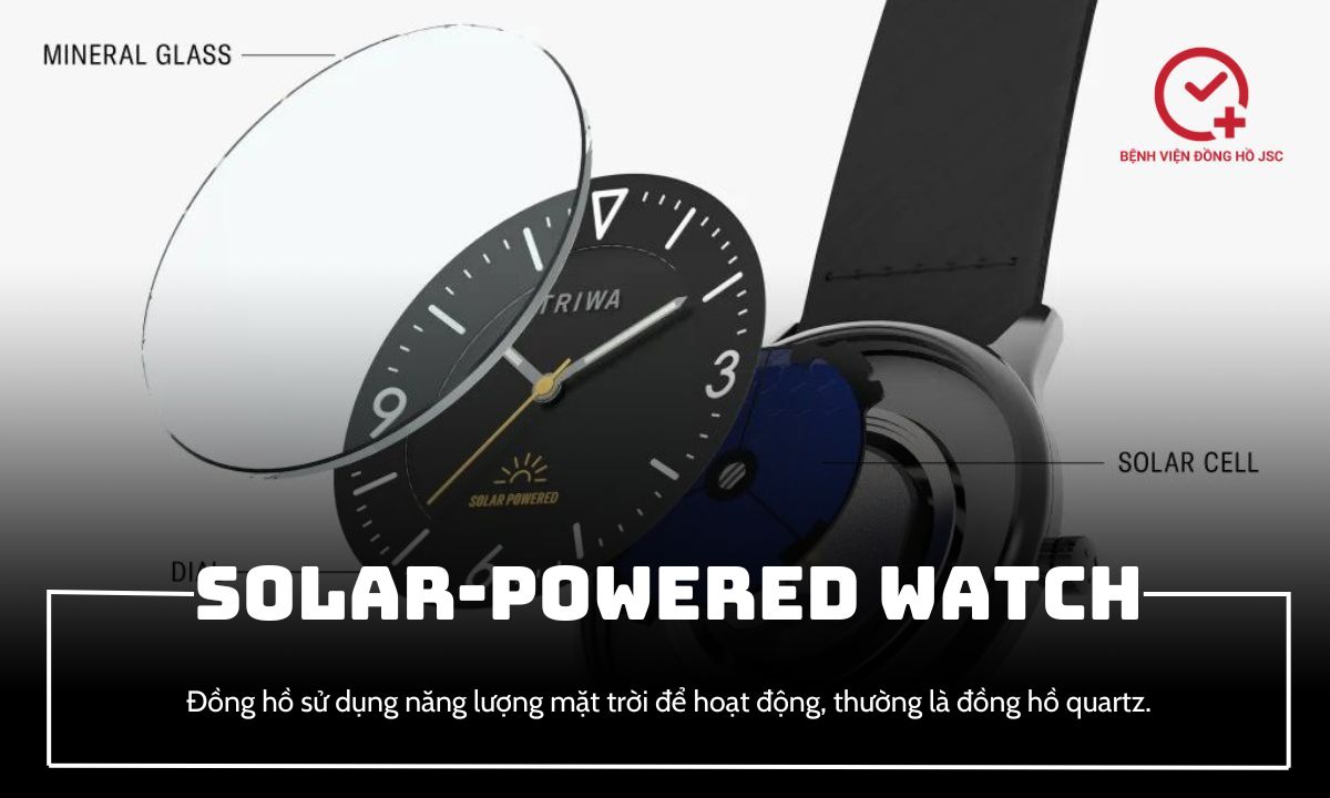khái niệm về đồng hồ solar powered watch