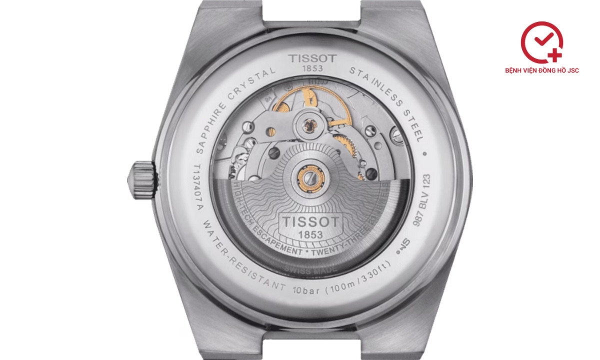 bộ máy bên trong đồng hồ tissot chính hãng