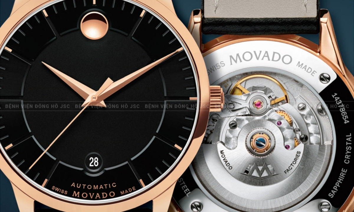 mẫu đồng hồ movado automatic với thiết kế đơn giản nhưng vô cùng sang trọng