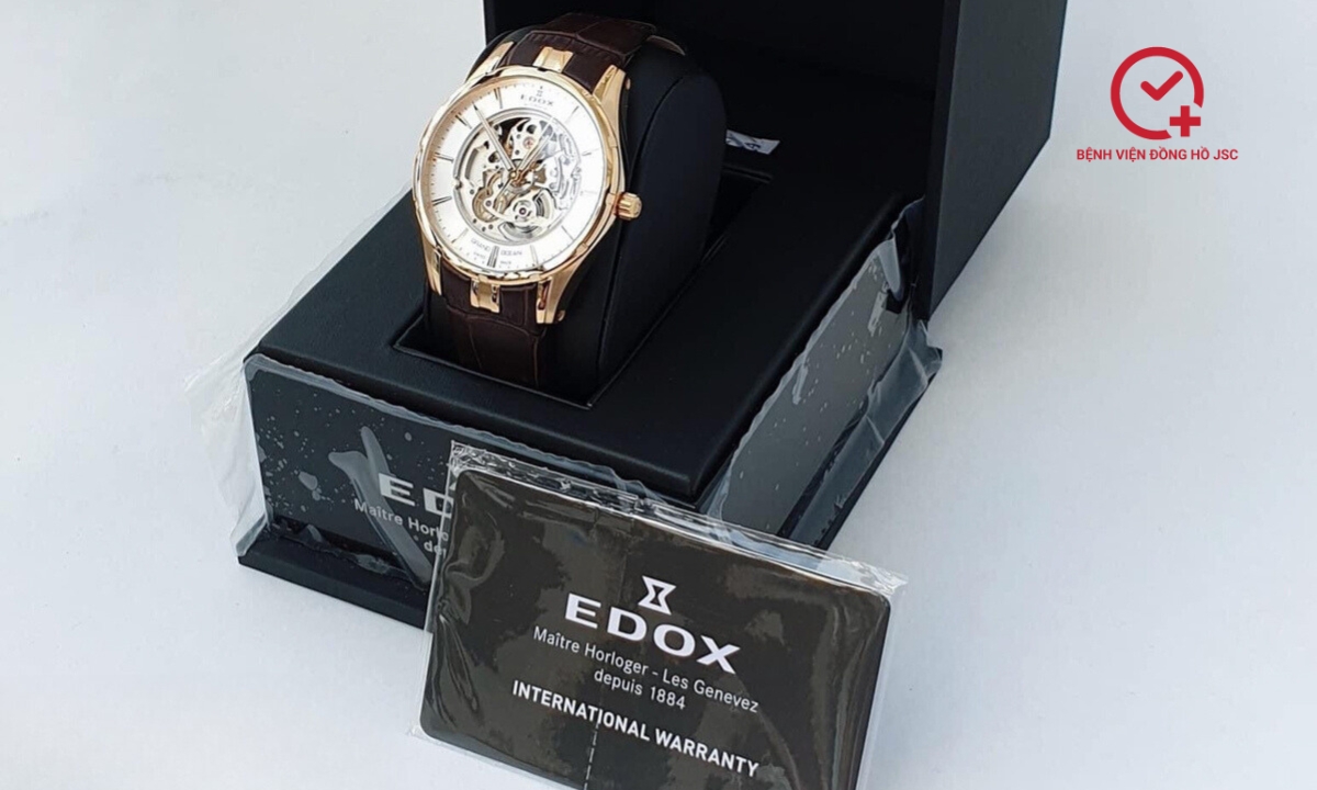 giấy tờ liên quan đồng hồ edox