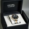 đồng hồ Gervil Canal Street Automatic Black Dial Men's Watch 46602B