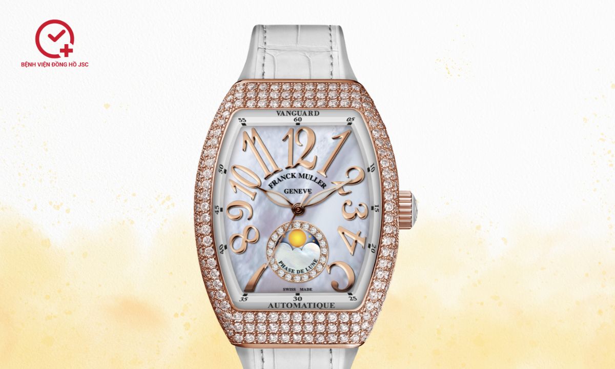 đồng hồ franck muller cintree vanguard lady moonphase