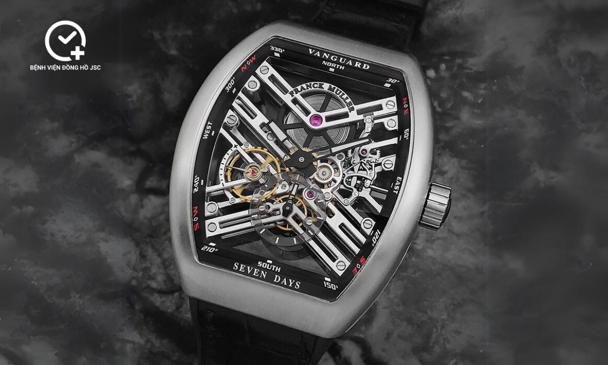 đồng hồ franck muller vanguard skeleton