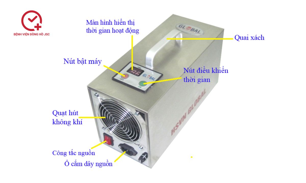 khử mùi bằng máy ozone