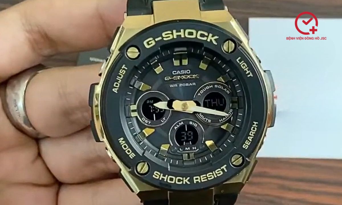 kim và giờ điện tử đồng hồ g shock bị lệch