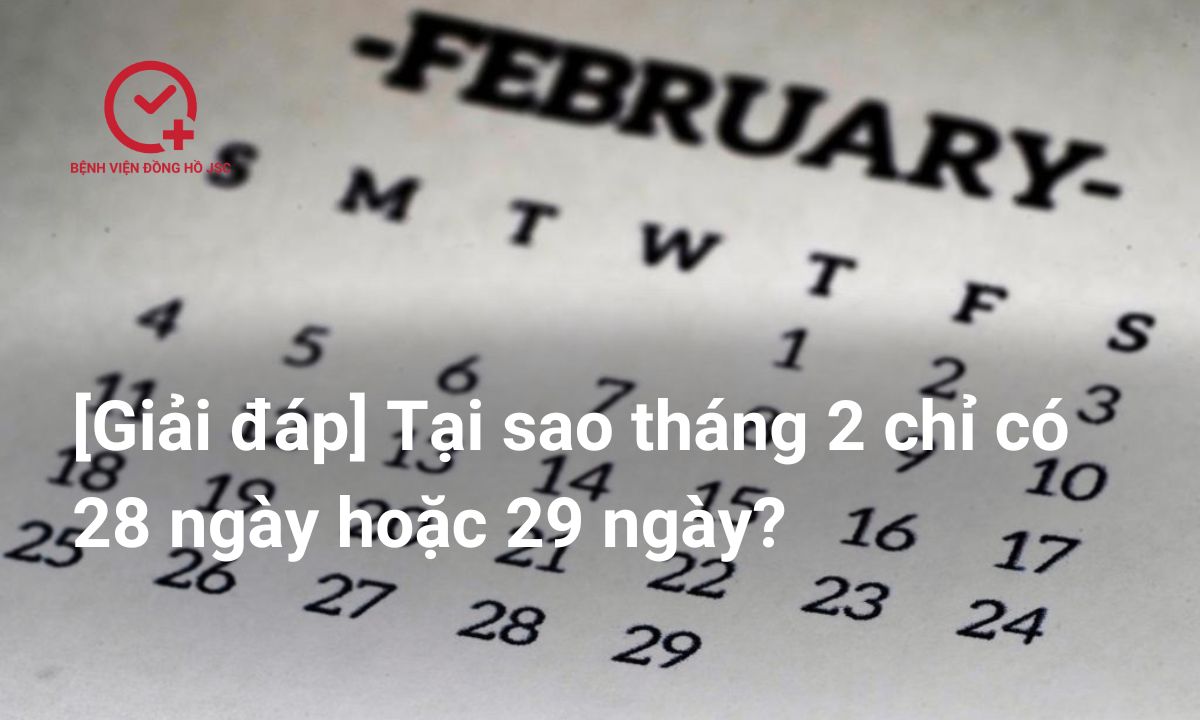 [Giải đáp] Tại sao tháng 2 chỉ có 28 ngày hoặc 29 ngày?