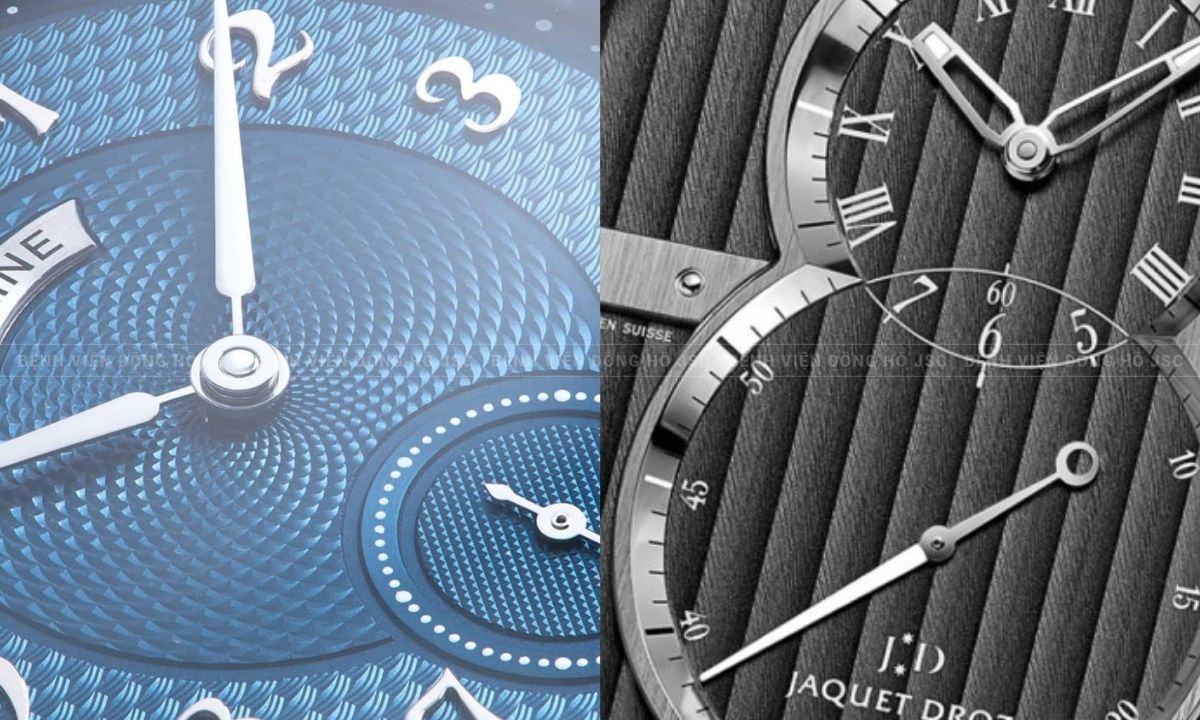 thiết kế guiloche trên đồng hồ haute horlogerie