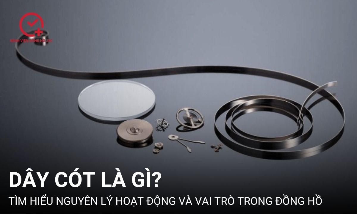 Dây cót là gì? Nguyên lý hoạt động và lưu ý khi sử dụng đồng hồ cơ