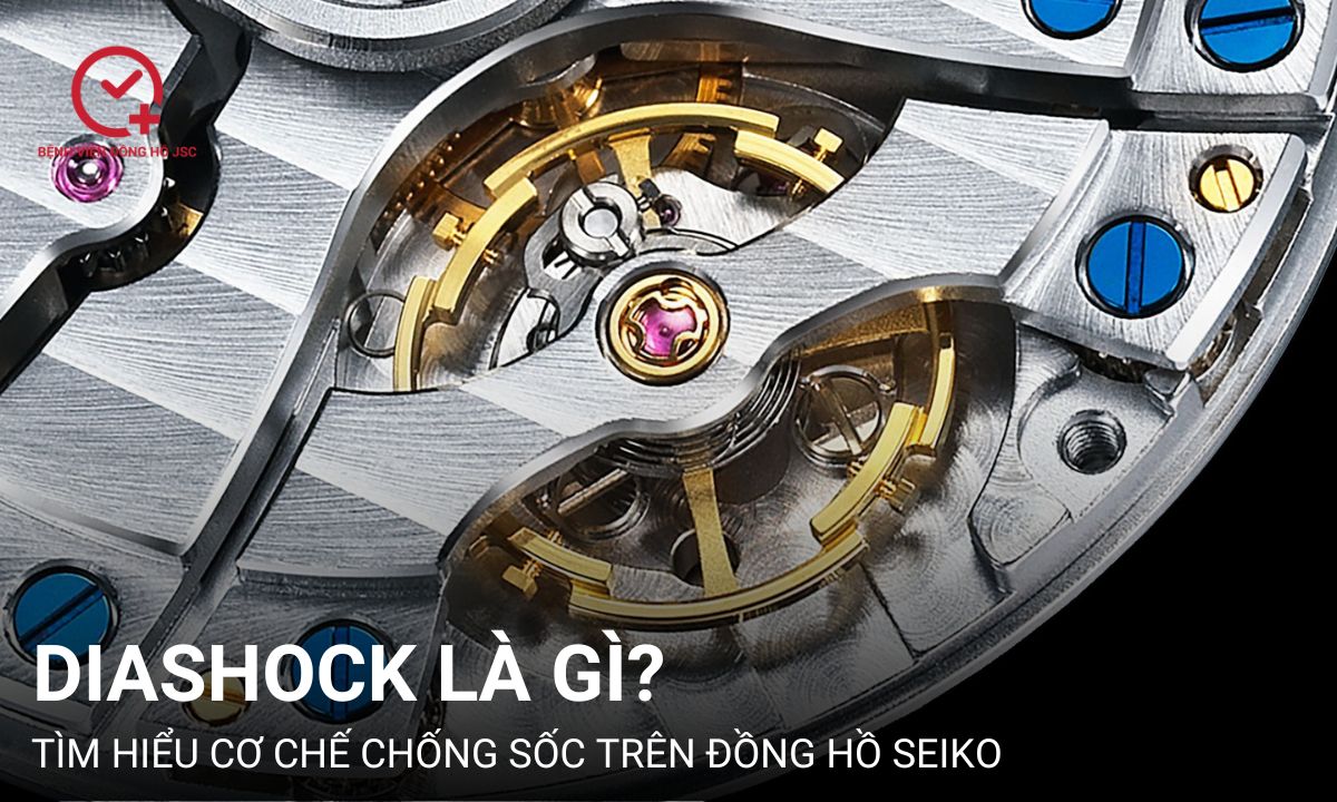 Diashock là gì? Tìm hiểu cơ chế chống sốc trên đồng hồ Seiko