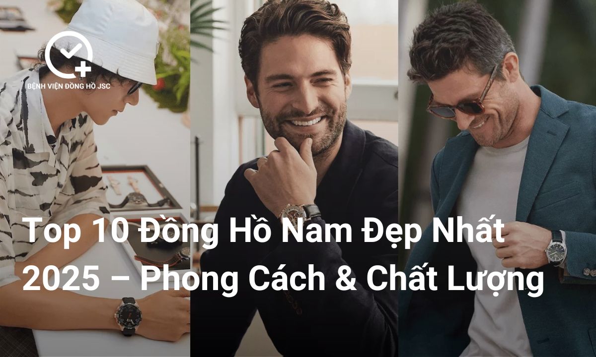 Top 10 Mẫu Đồng Hồ Nam Đẹp Nhất 2025 – Phong Cách và Chất Lượng