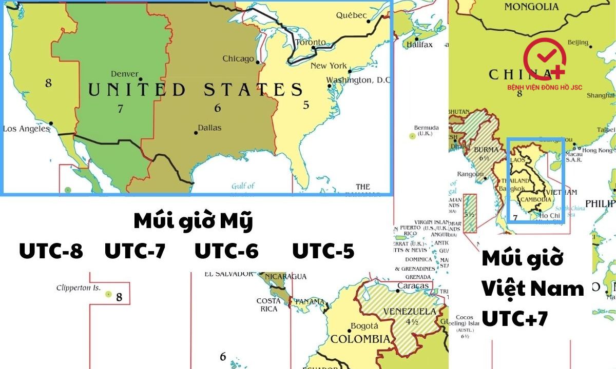 mui-gio-viet-nam múi giờ Việt Nam