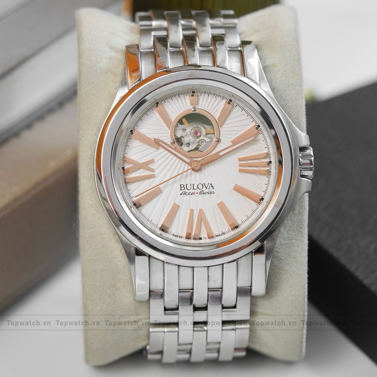 Đồng hồ Bulova Accu Swiss KirkwoodAutomatic Watch 40 mm 65A105