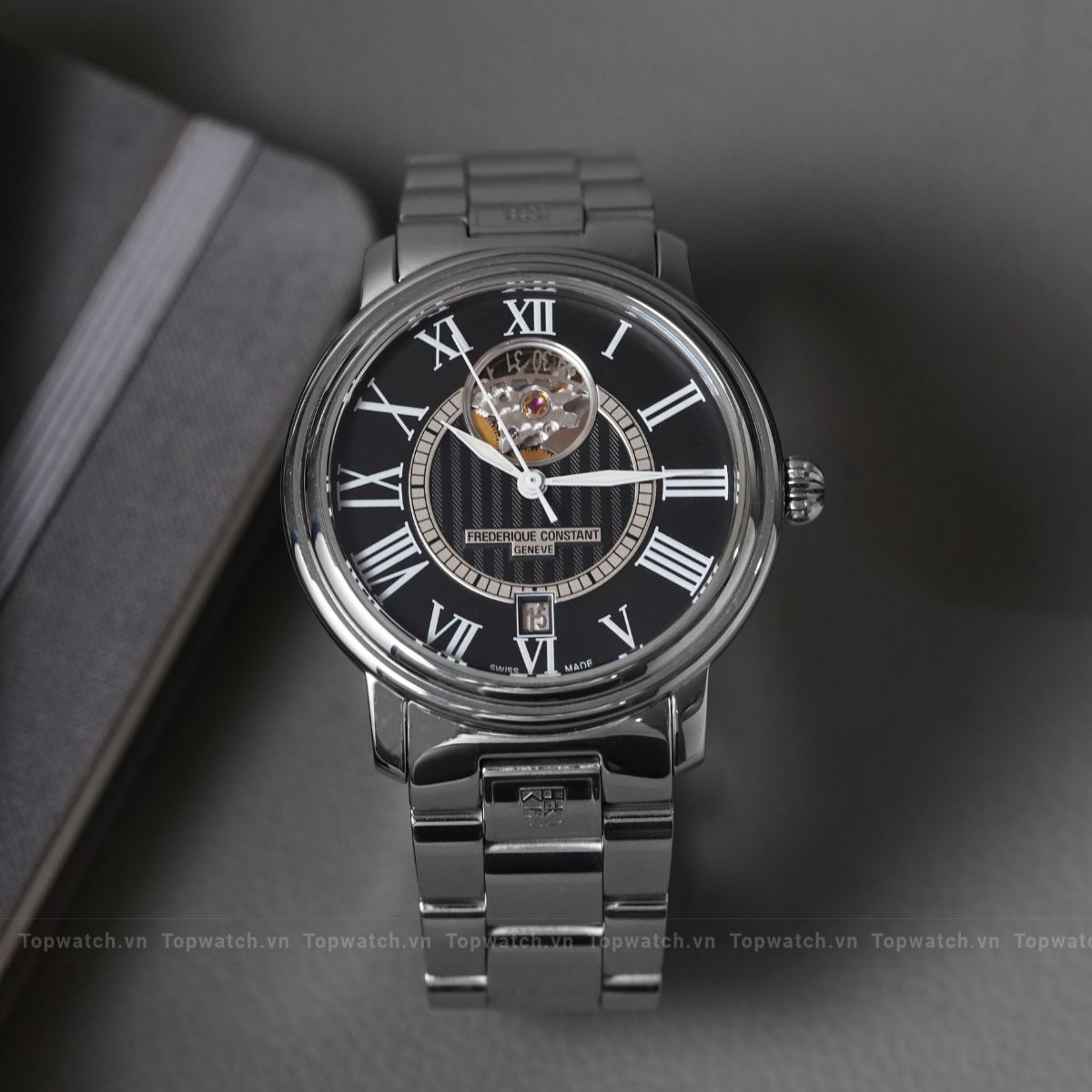 Đồng Hồ FREDERIQUE CONSTANT FC-315BS3P6B HEART BEAT SILVER DIAL