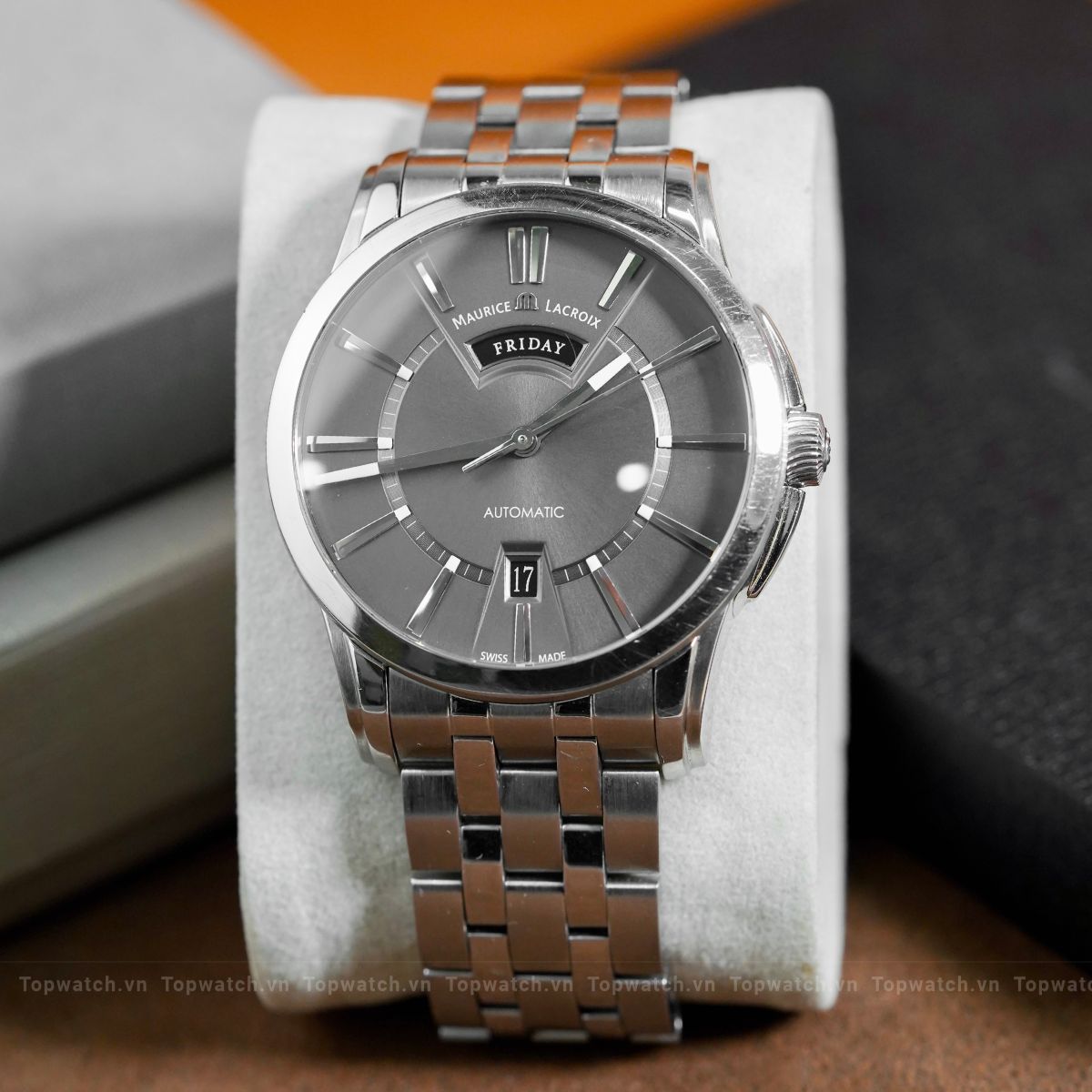 Đồng hồ Maurice Lacroix Pontos Day Date PT6158-SS002-23E 40mm