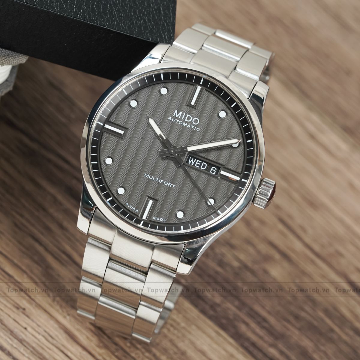 Mido Multifort Black M005.830.11.051.80 watch 38mm