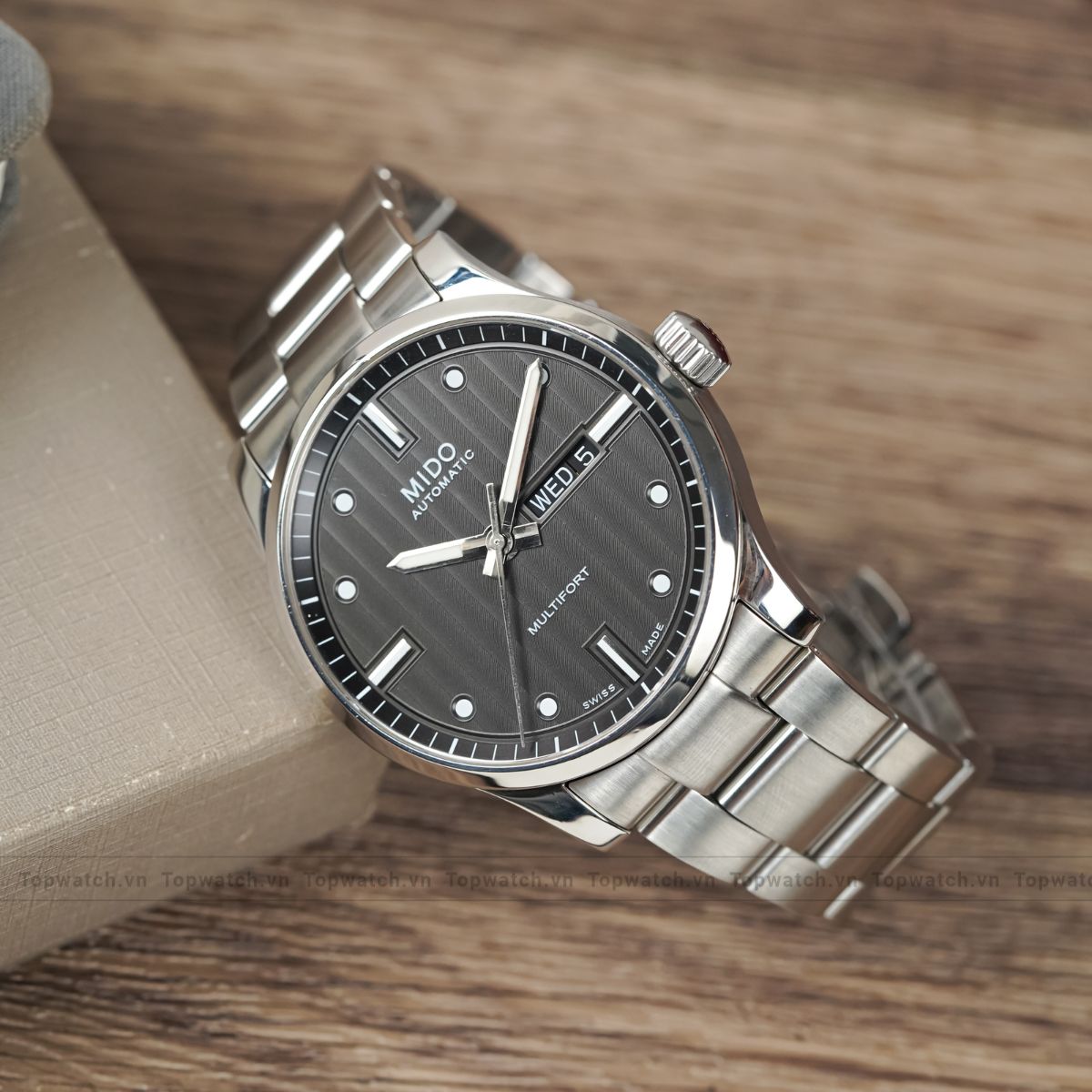 Mido Multifort Black M005.830.11.051.80 watch 38mm