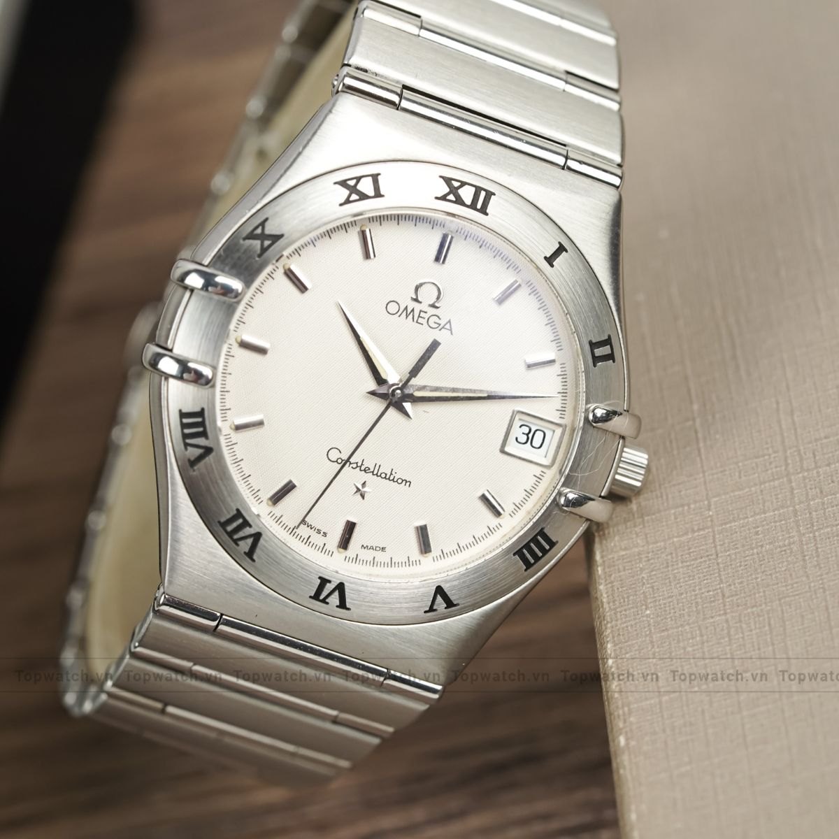 Đồng hồ Omega Constellation Ref.1512.30 Date Stainless Steel Quartz