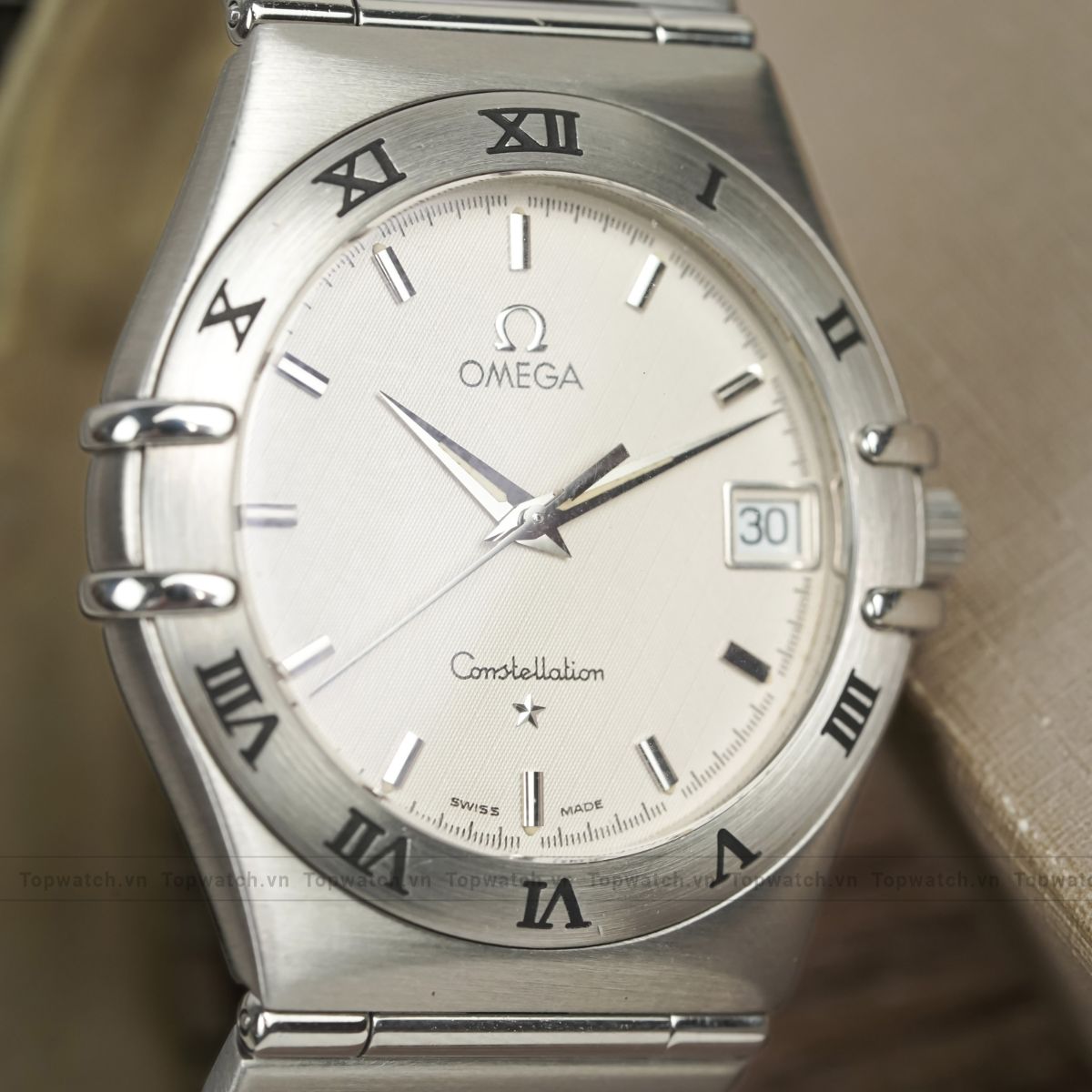 Đồng hồ Omega Constellation Ref.1512.30 Date Stainless Steel Quartz