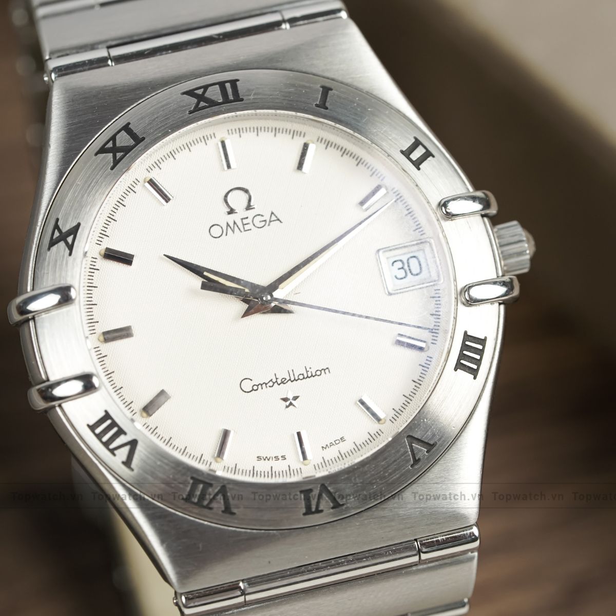 Đồng hồ Omega Constellation Ref.1512.30 Date Stainless Steel Quartz