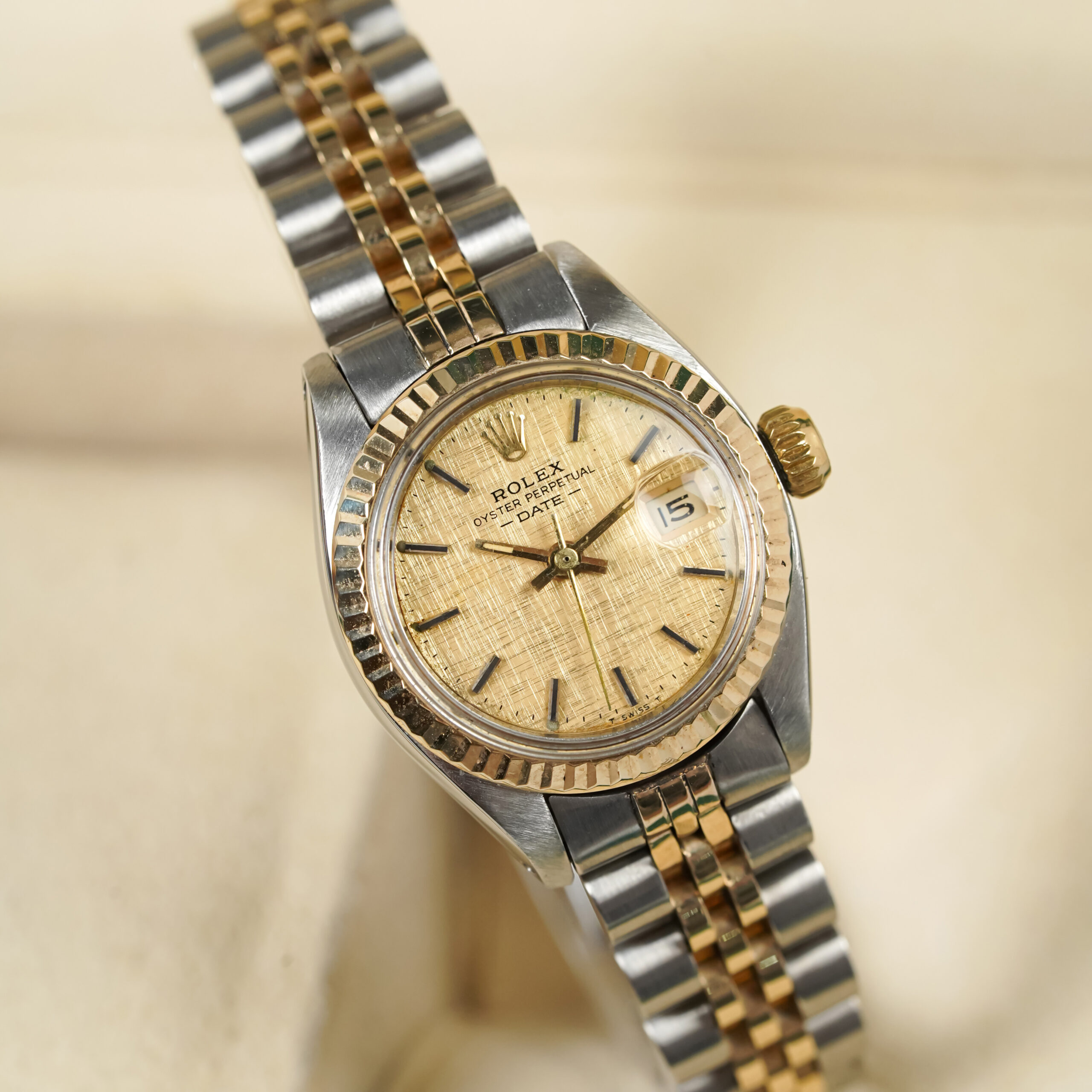 Đồng hồ Rolex Datejust Two Tone 26mm 69173 Champagne
