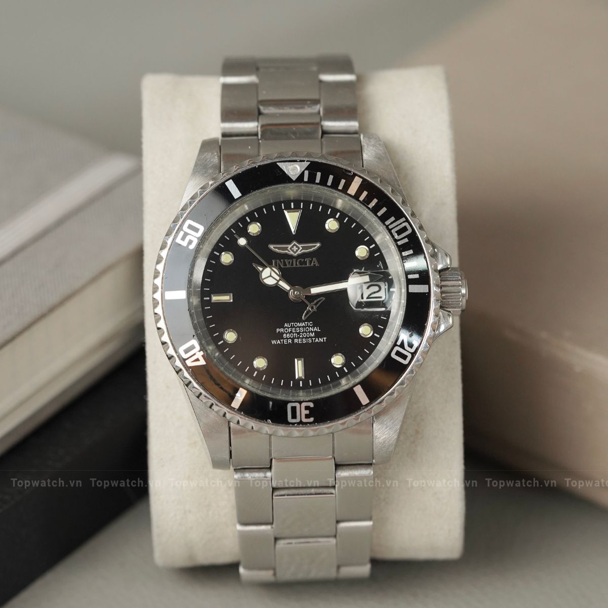 Đồng hồ Invicta Men’s Pro Diver Quartz Watch with Stainless Steel Strap