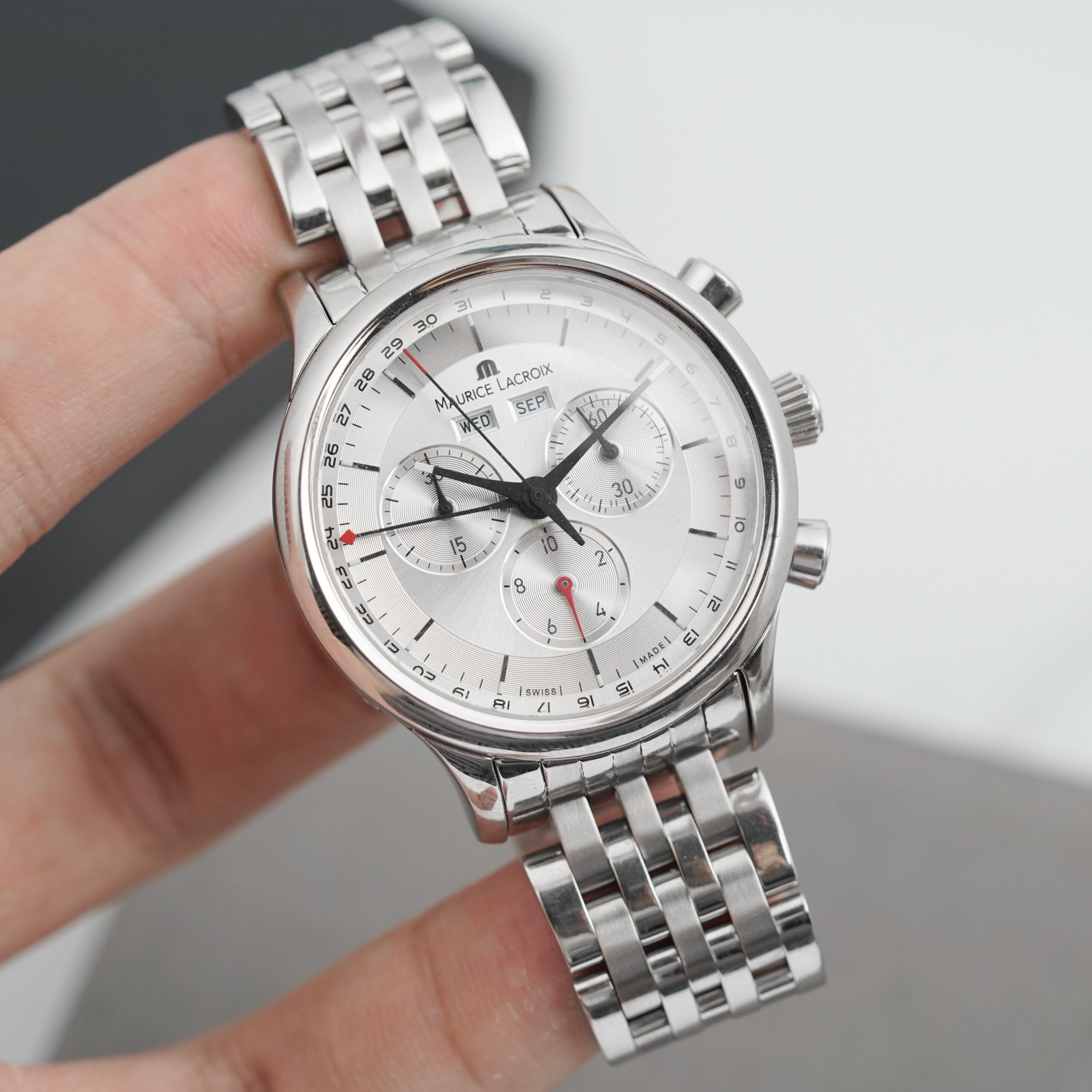 Đồng hồ Maurice Lacroix Les Classiques LC1228-SS002-131 Chronograph