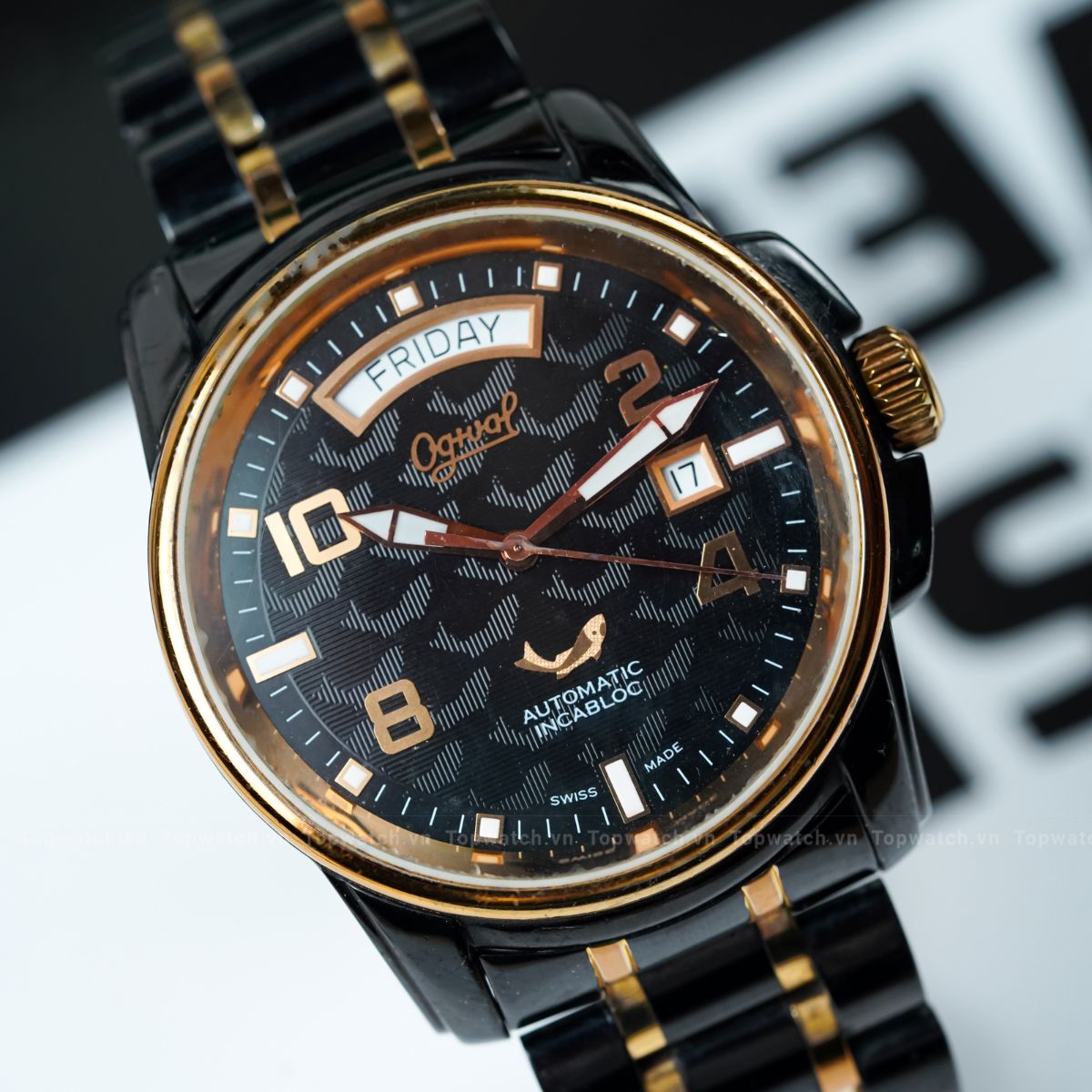 Đồng hồ Ogival OG3360AMBR-D