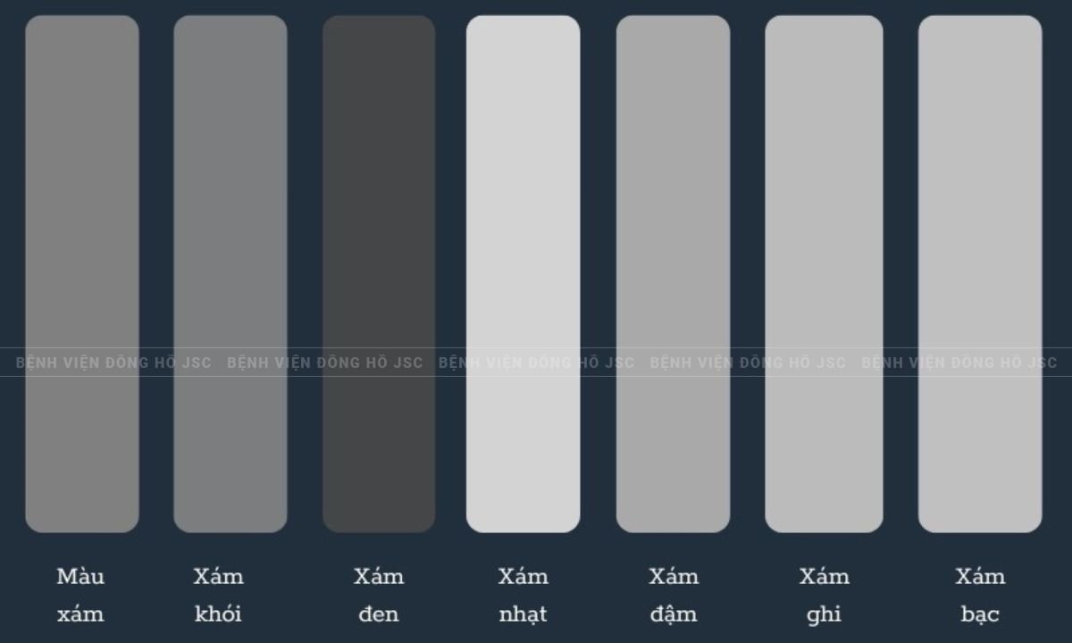 ý nghĩa của màu xám